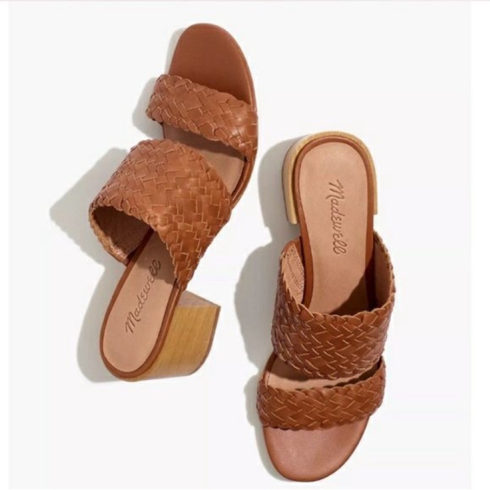 Madewell Kiera Woven Leather Sandal